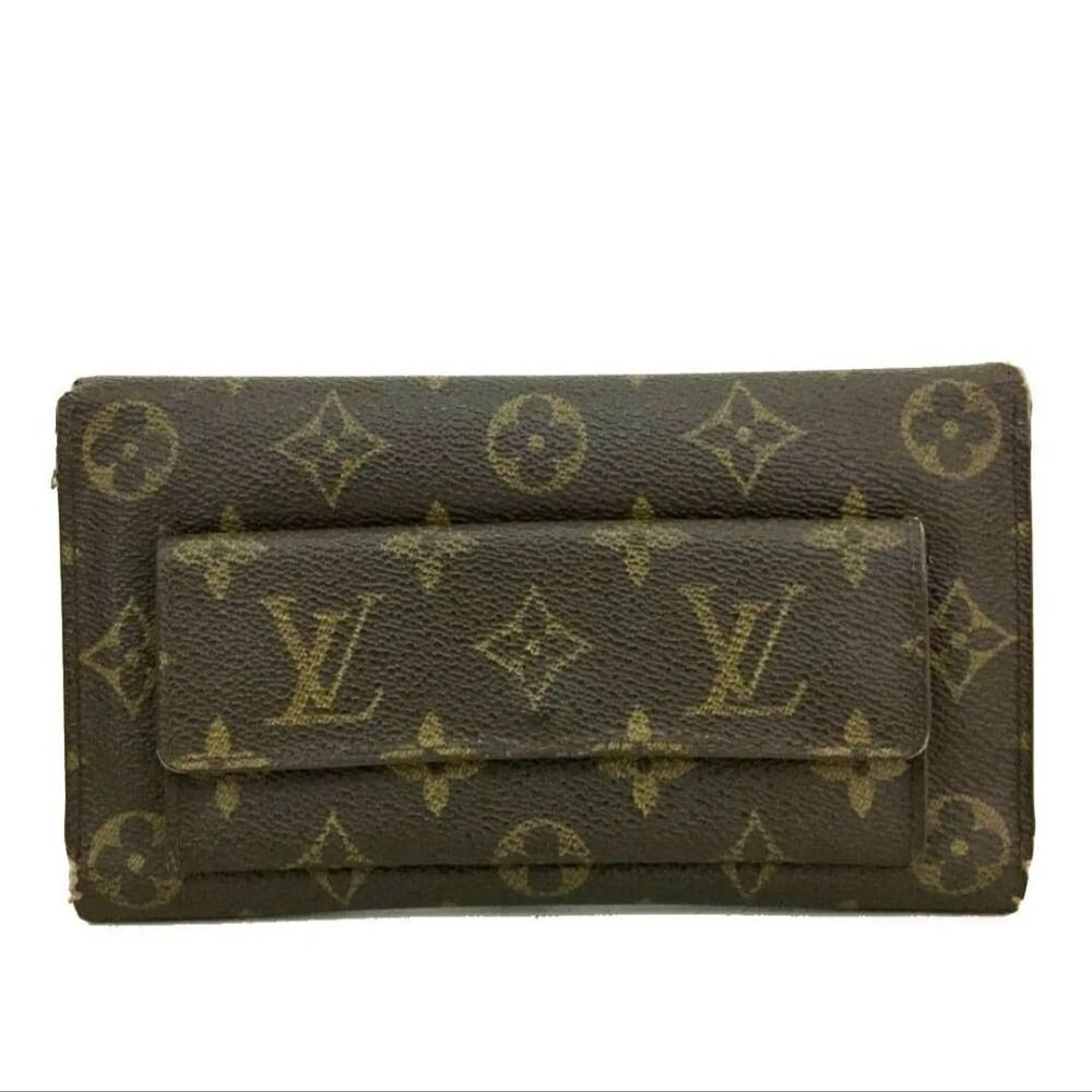 COPY - Authentic Louis Vuitton Monogram Trifold Long Wallet /SD0968 - Picture 2 of 8